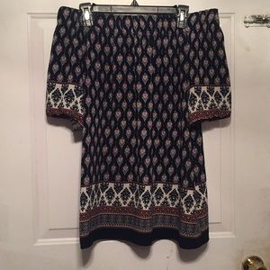 Off the shoulder long top